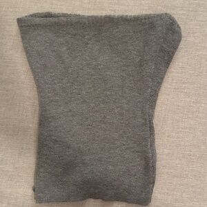 princess polly cotton grey tube top
